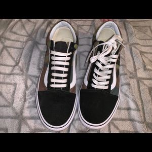 NWOT camo vans